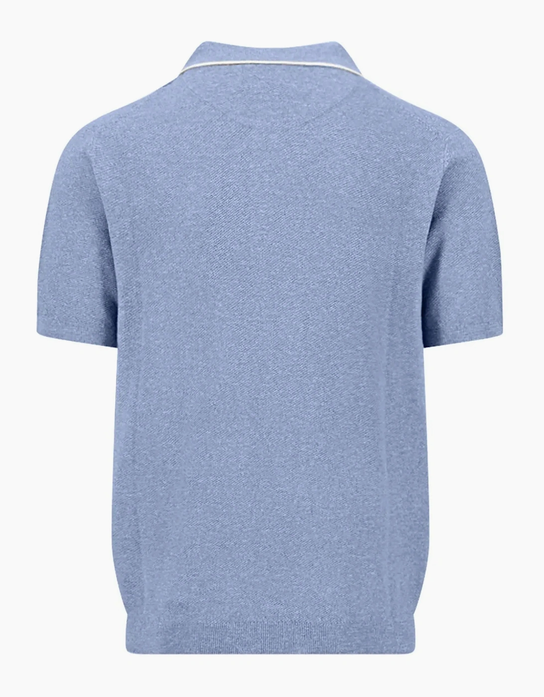 FYNCH-HATTON KNITTED POLO SHIRT NEW BREEZE
