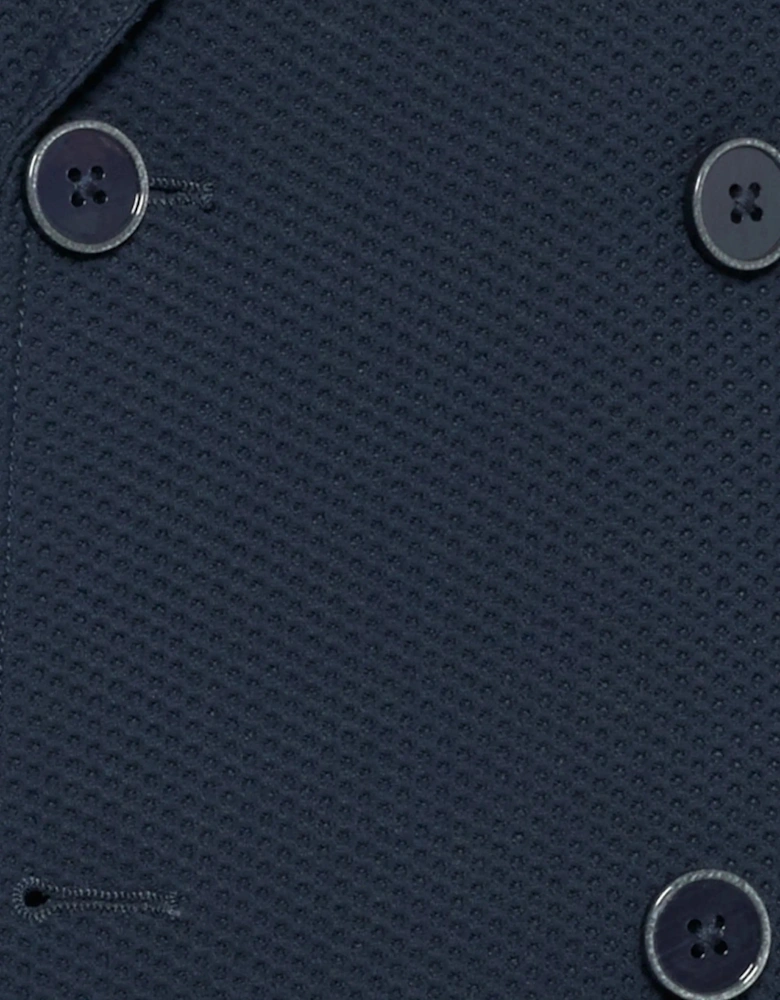 R2 DOUBLE BREASTED TRAVEL JACKET NAVY