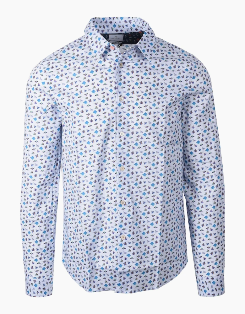 PAUL SMITH LS TAILORED FIT SHIRT LIGHT BLUE