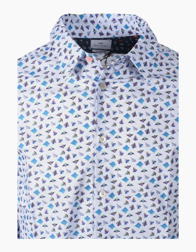 PAUL SMITH LS TAILORED FIT SHIRT LIGHT BLUE