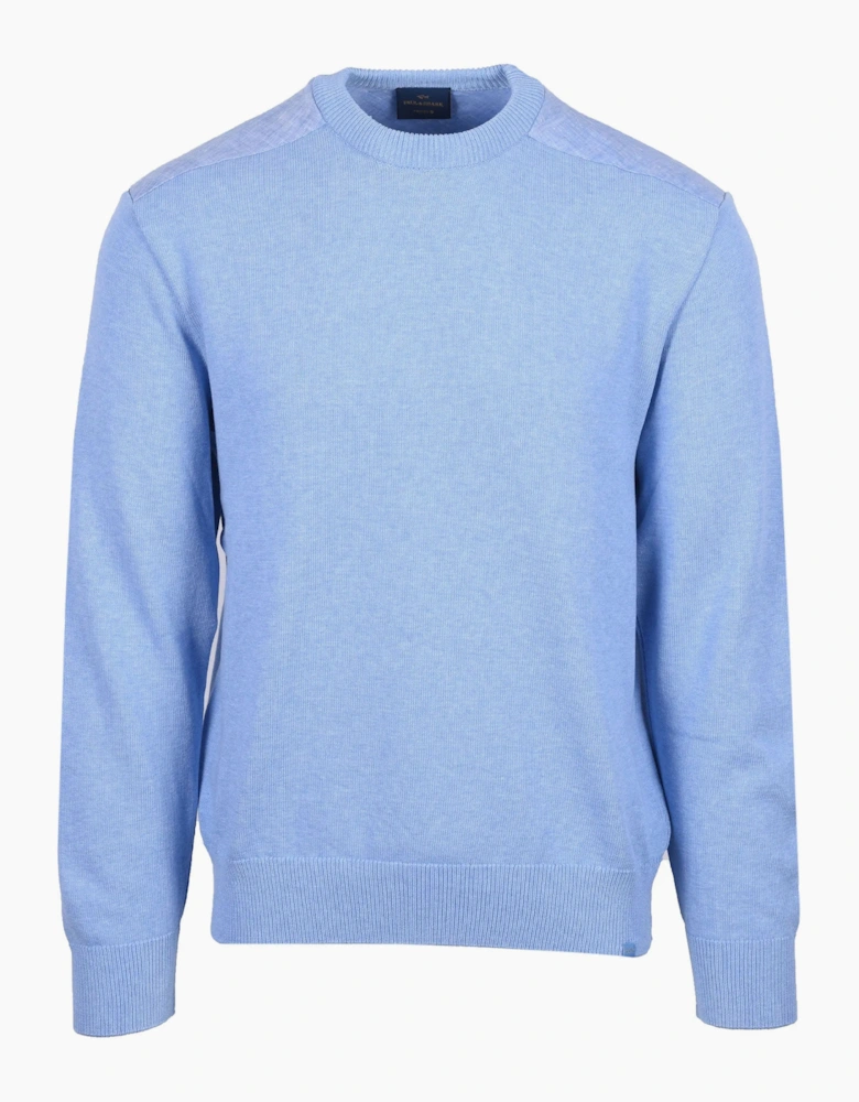 Paul & Shark CREW NECK KNITWEAR LIGHT BLUE
