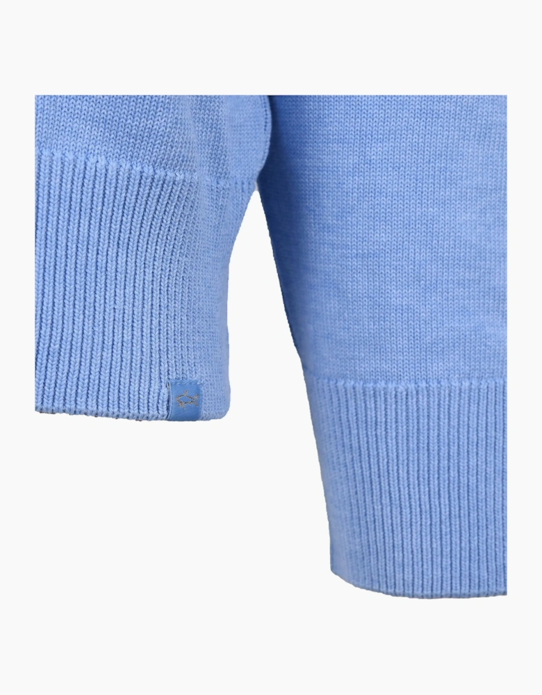 Paul & Shark CREW NECK KNITWEAR LIGHT BLUE