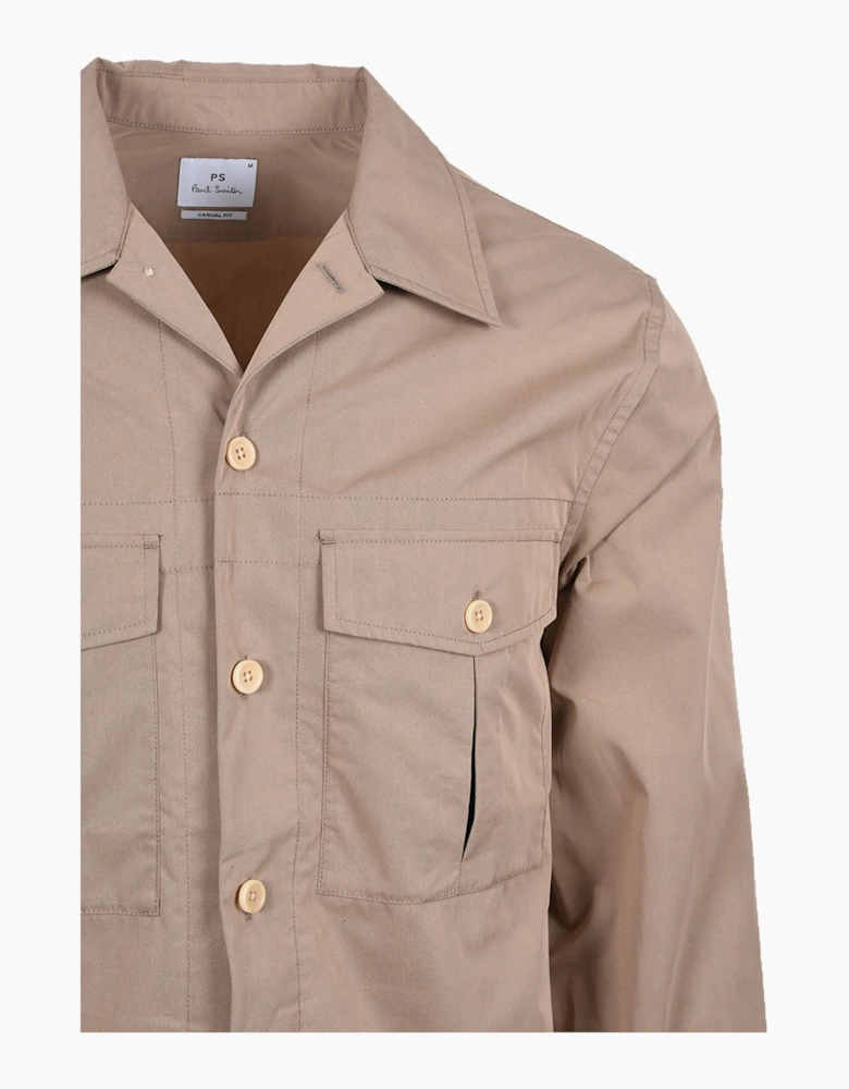PAUL SMITH CASUAL SHIRT JACKET BEIGE
