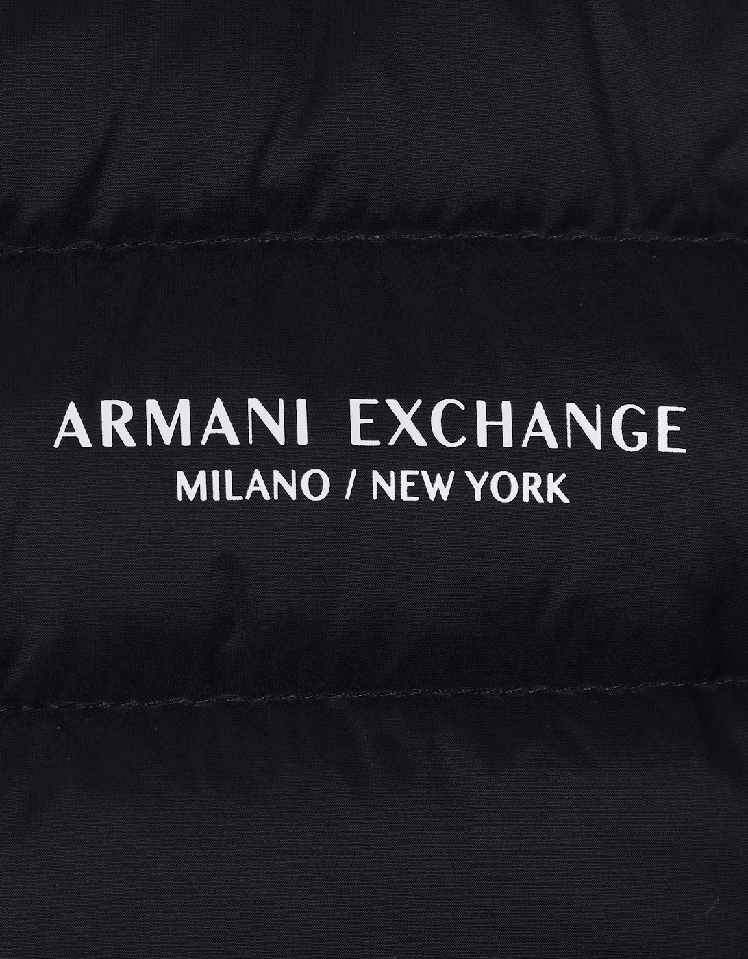 ARMANI EXCHANGE WOVEN DOWN JACKET DEEP NAVY