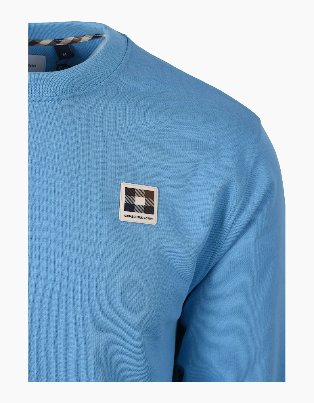 AQUASCUTUM BADGE CREWNECK SWEATSHIRT AVIO