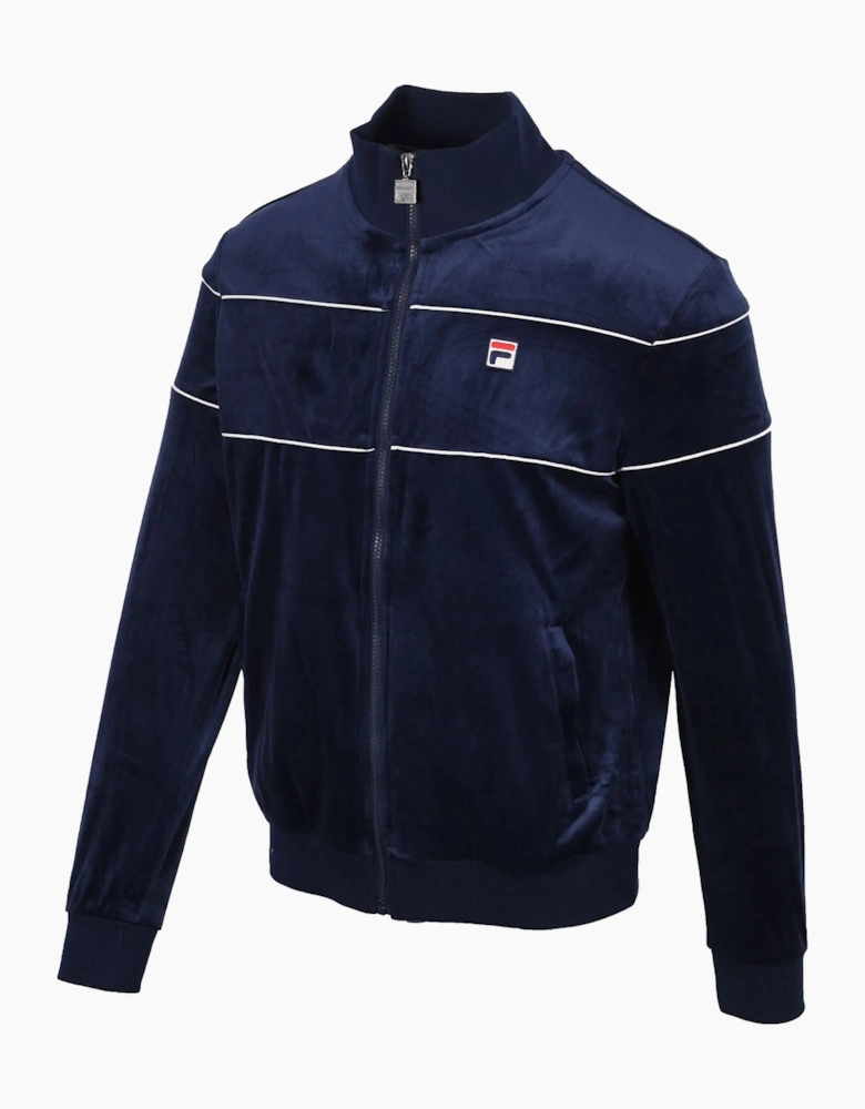 FILA VITTORIO VELOUR TRACK JACKET FILA NAVY/GARDENIA