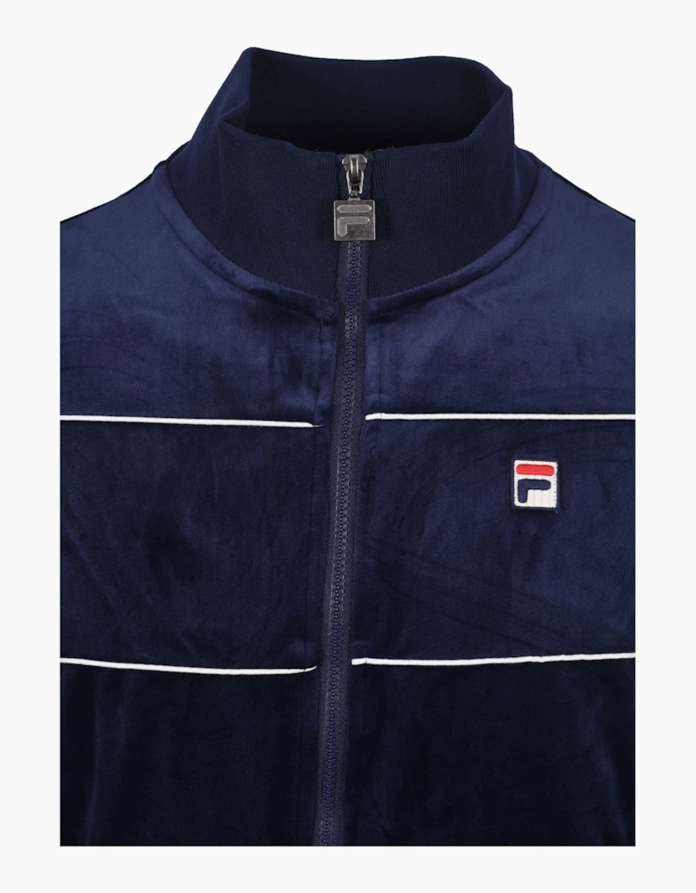 FILA VITTORIO VELOUR TRACK JACKET FILA NAVY/GARDENIA