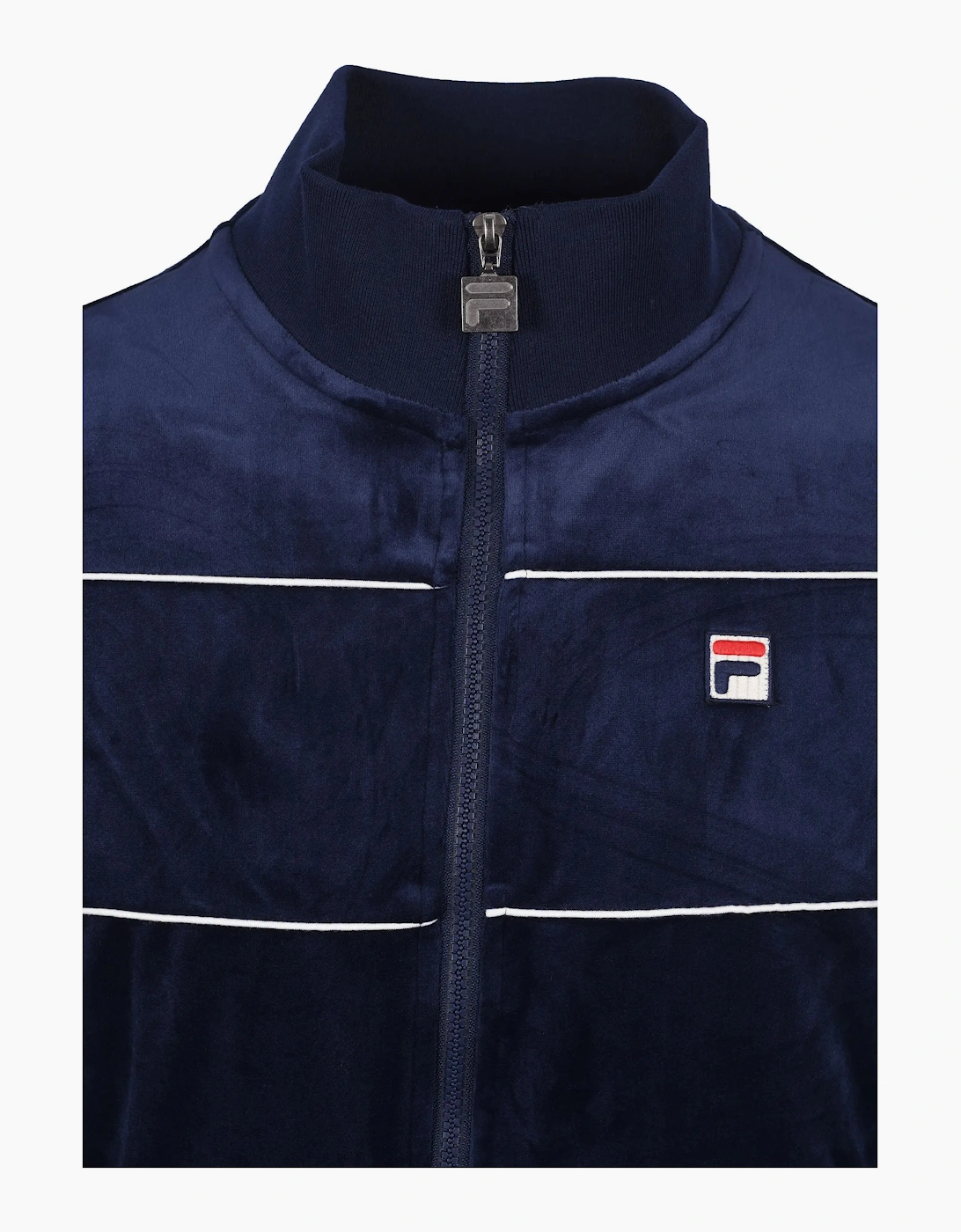 FILA VITTORIO VELOUR TRACK JACKET FILA NAVY/GARDENIA