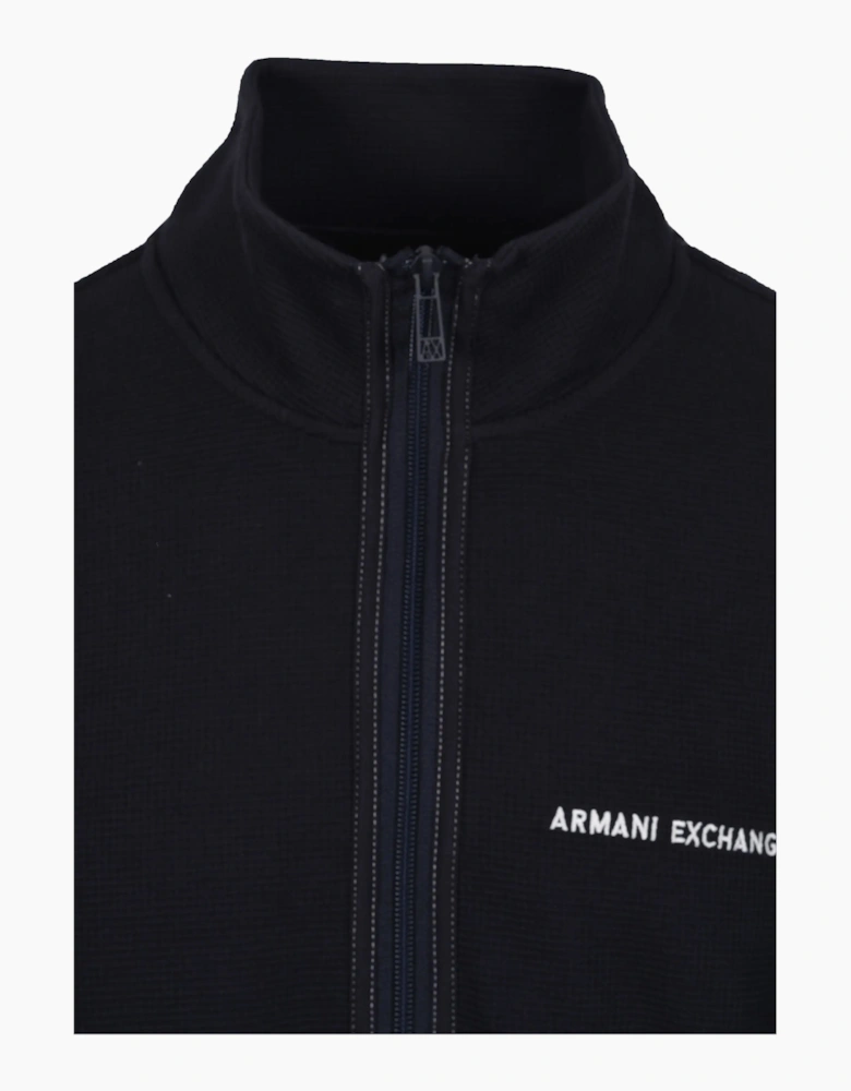 ARMANI EXCHANGE FULL ZIP SWEATSHIRT DEEP NAVY