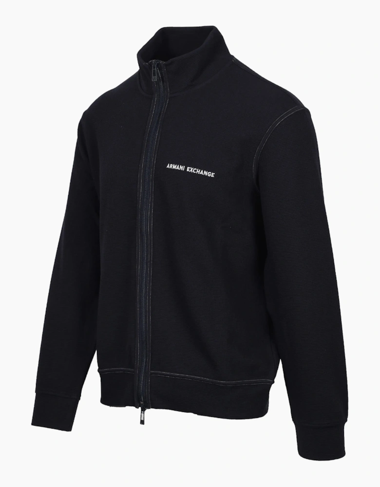 ARMANI EXCHANGE FULL ZIP SWEATSHIRT DEEP NAVY