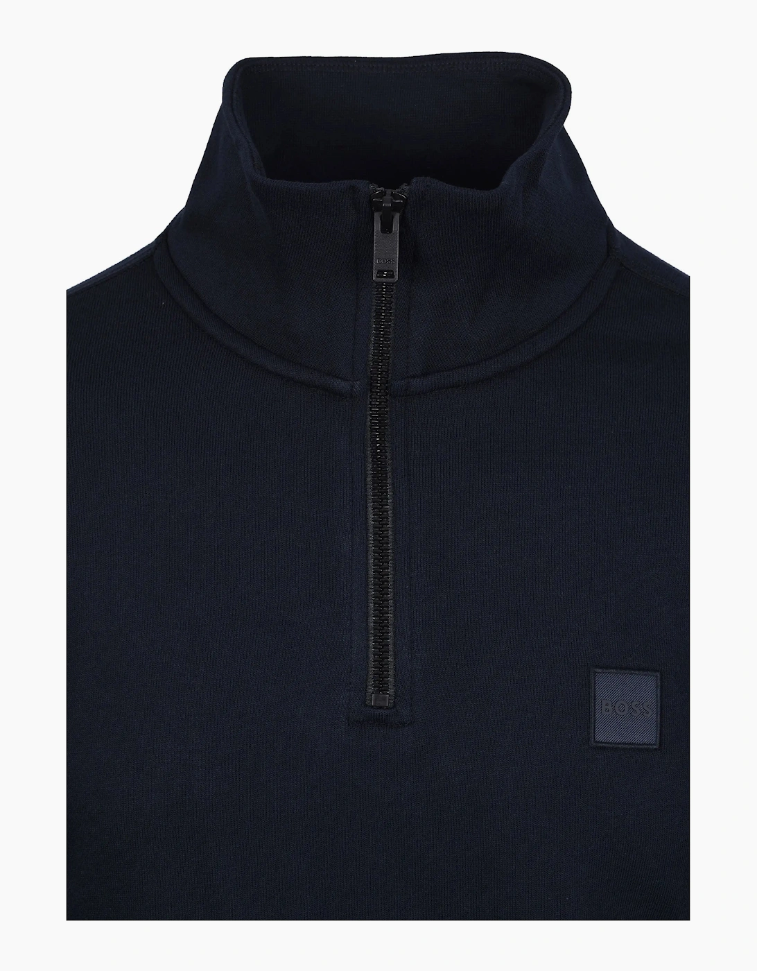 Boss Orange ZETRUST HALF-ZIP SWEATSHIRT DARK BLUE