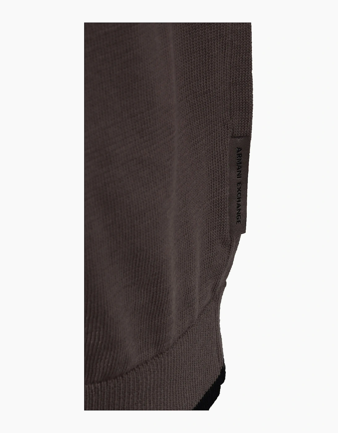 ARMANI EXCHANGE KNITTED POLO SHIRT DRIFTWOOD