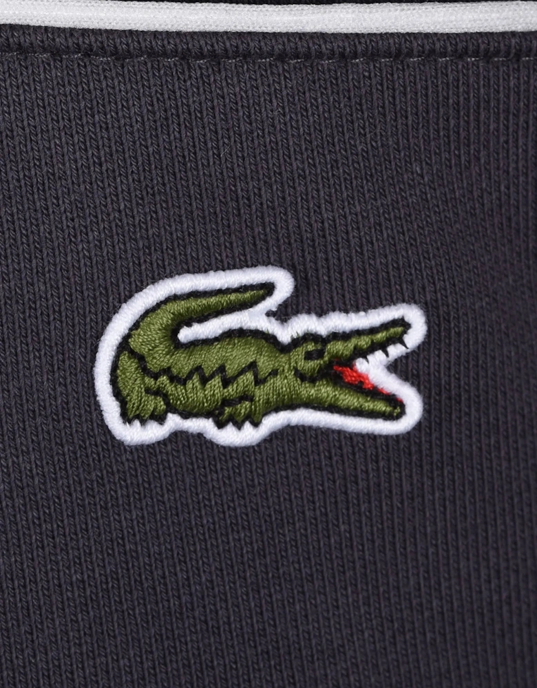 LACOSTE CREWNECK SWEATSHIRT BLACKBIRD/GRAPE