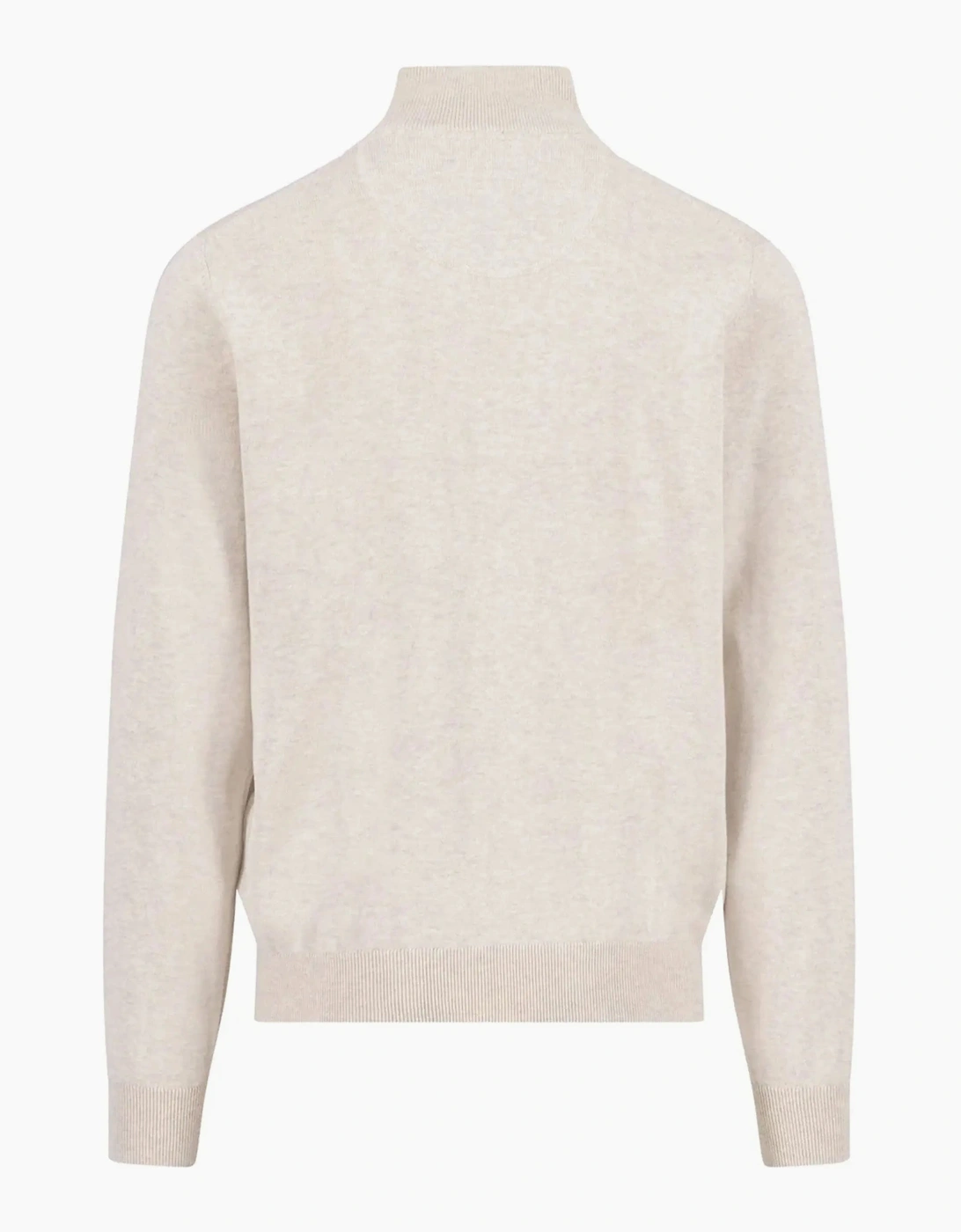 FYNCH-HATTON TROYER HALF ZIP KNITWEAR NEW OFF WHITE