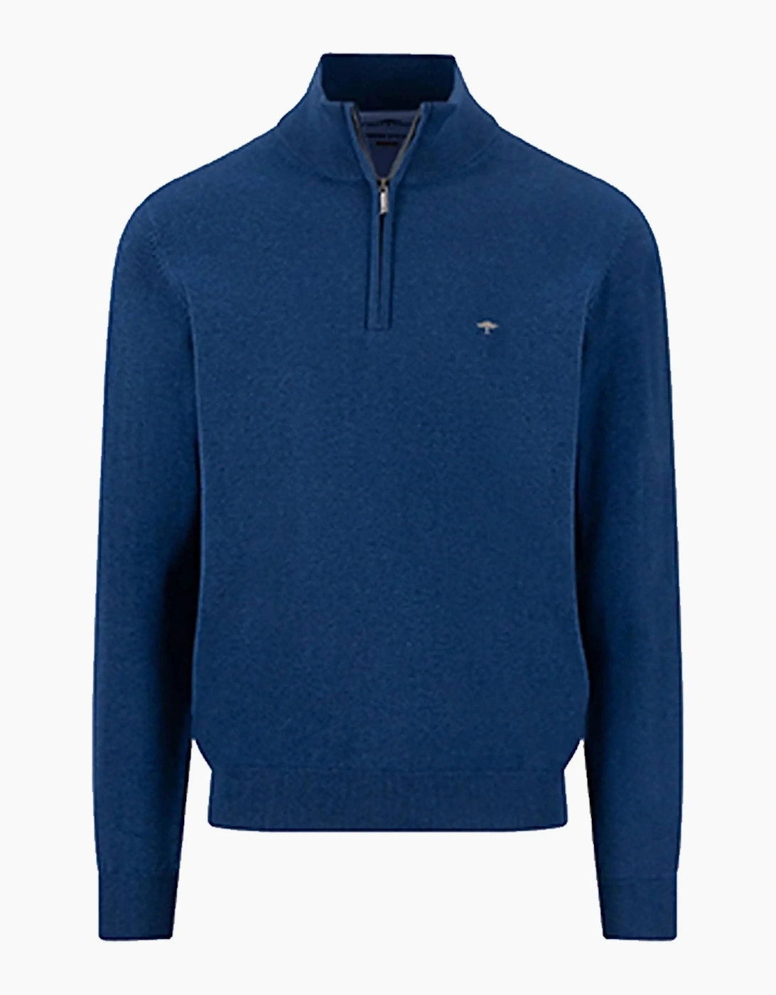 FYNCH-HATTON TROYER HALF ZIP KNITWEAR MIDNIGHT, 3 of 2