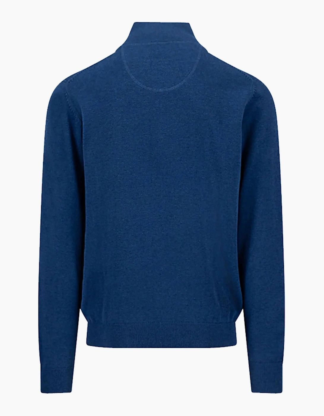 FYNCH-HATTON TROYER HALF ZIP KNITWEAR MIDNIGHT