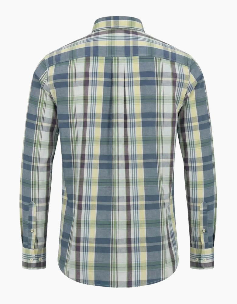 FYNCH-HATTON LONG SLEEVED SHIRT AUBERGINE