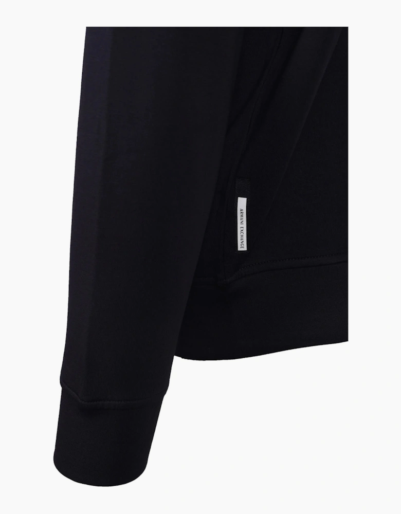ARMANI EXCHANGE FULL ZIP SWEATSHIRT DEEP NAVY