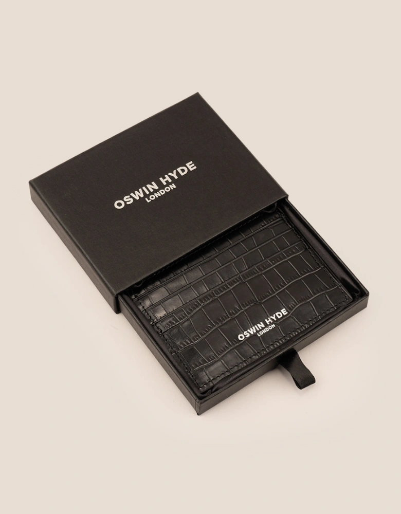 Chancery Black Card Holder