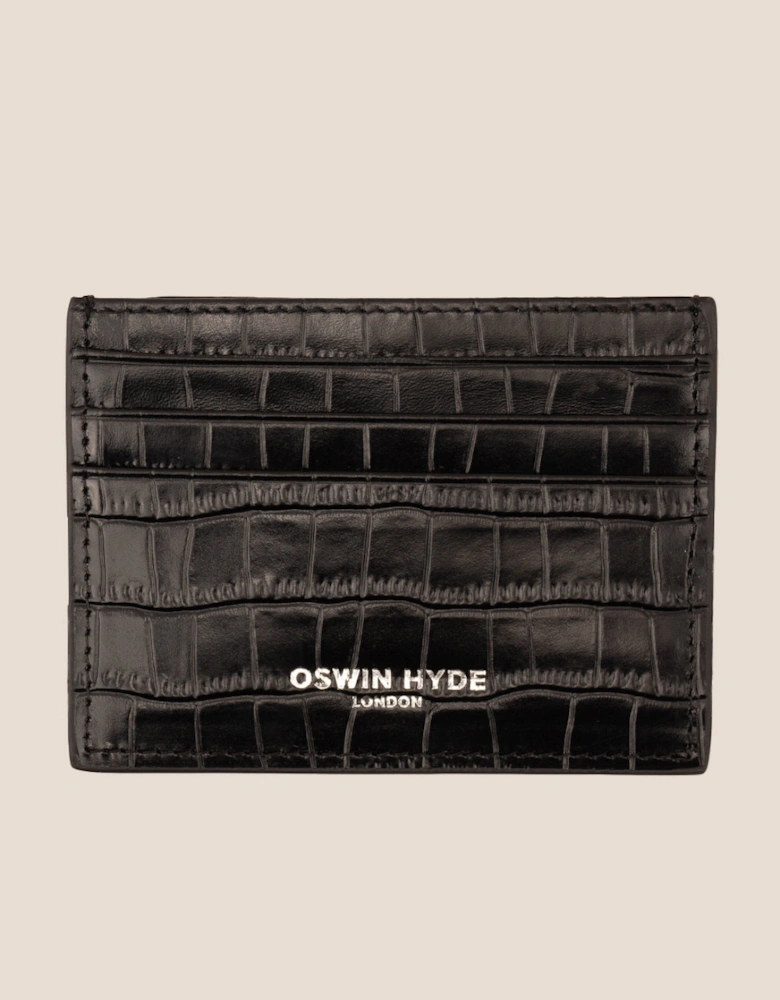 Chancery Black Card Holder