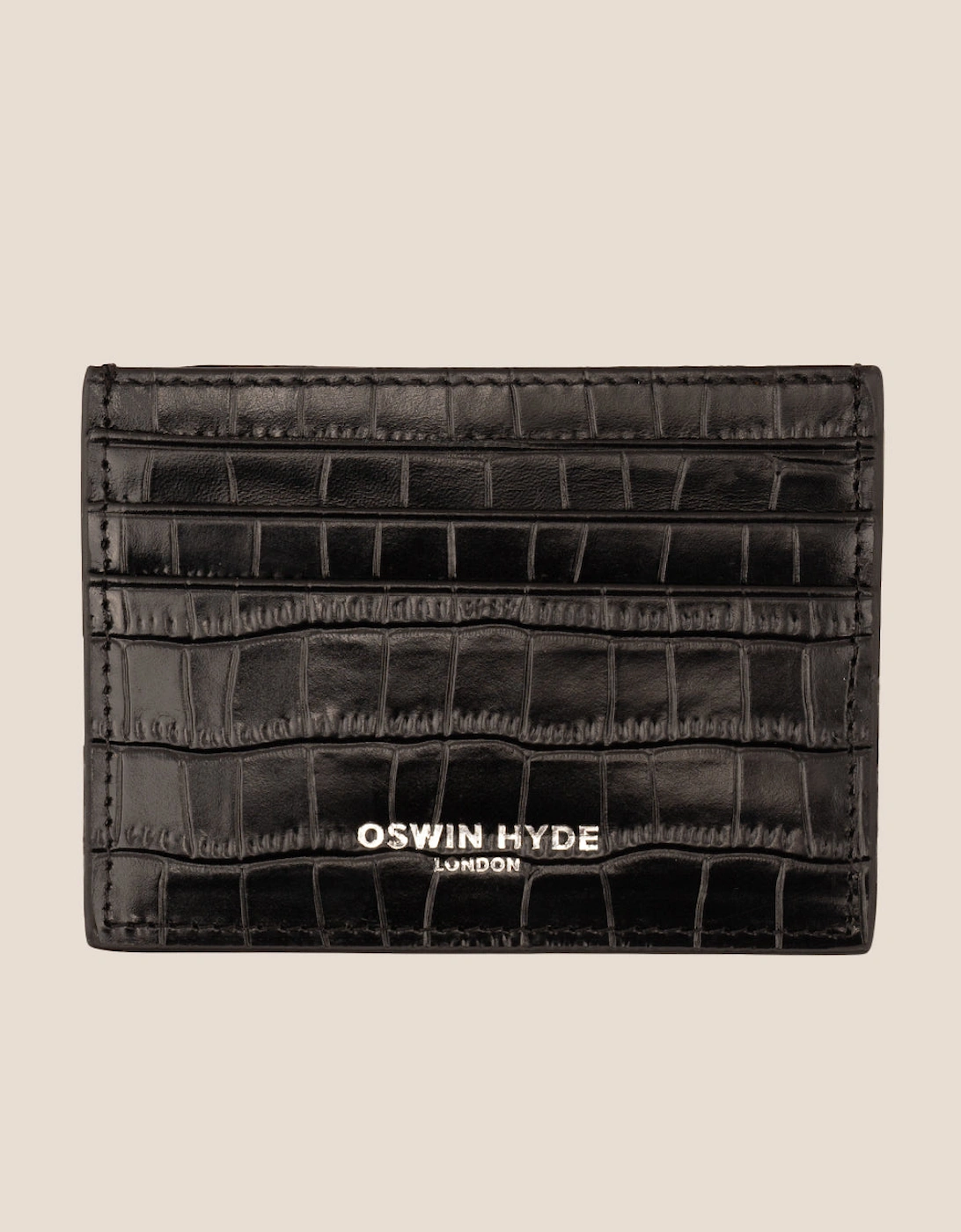 Chancery Black Card Holder