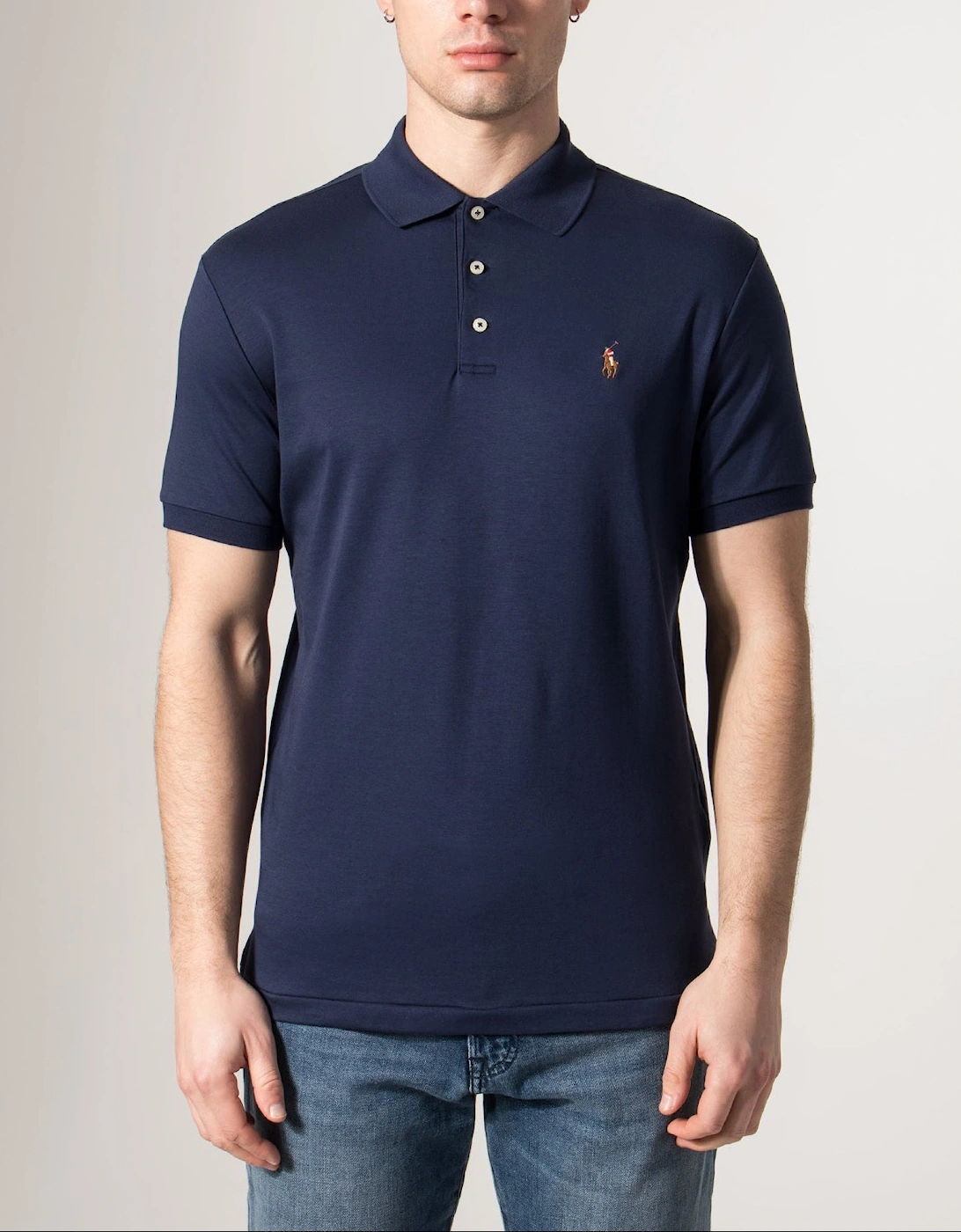 Custom Slim Fit Interlock Polo Shirt