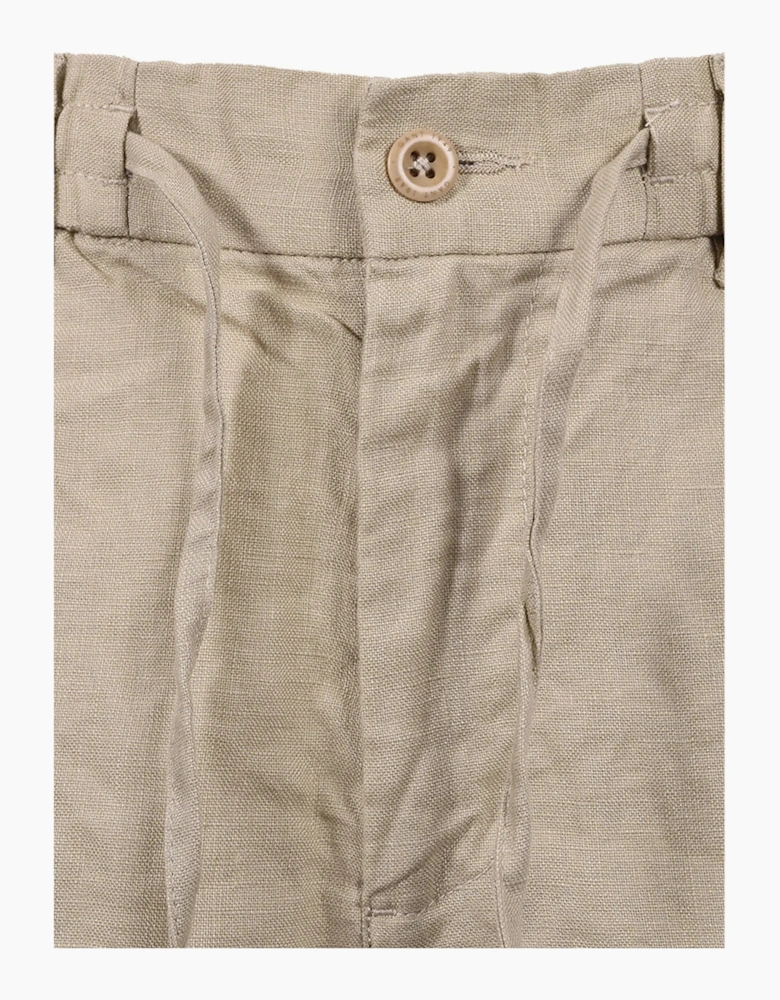 GANT REG LINEN SHORTS OAT BEIGE