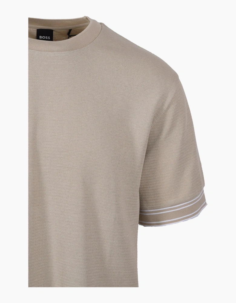 Boss Black TIGERMAN T-SHIRT OPEN BEIGE