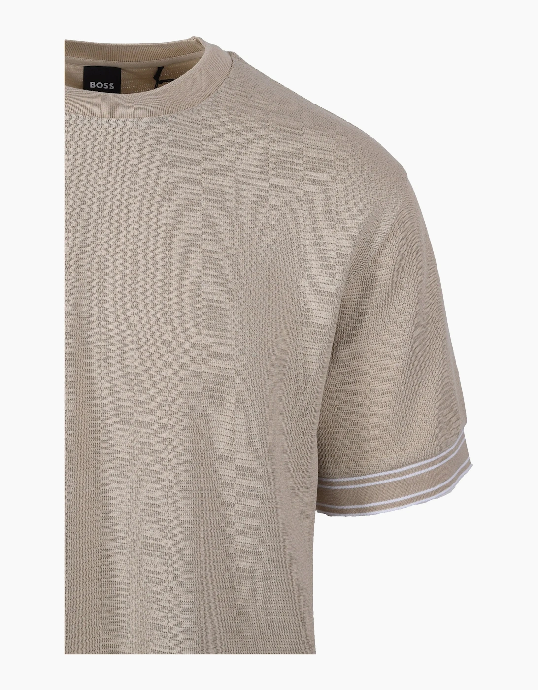 Boss Black TIGERMAN T-SHIRT OPEN BEIGE