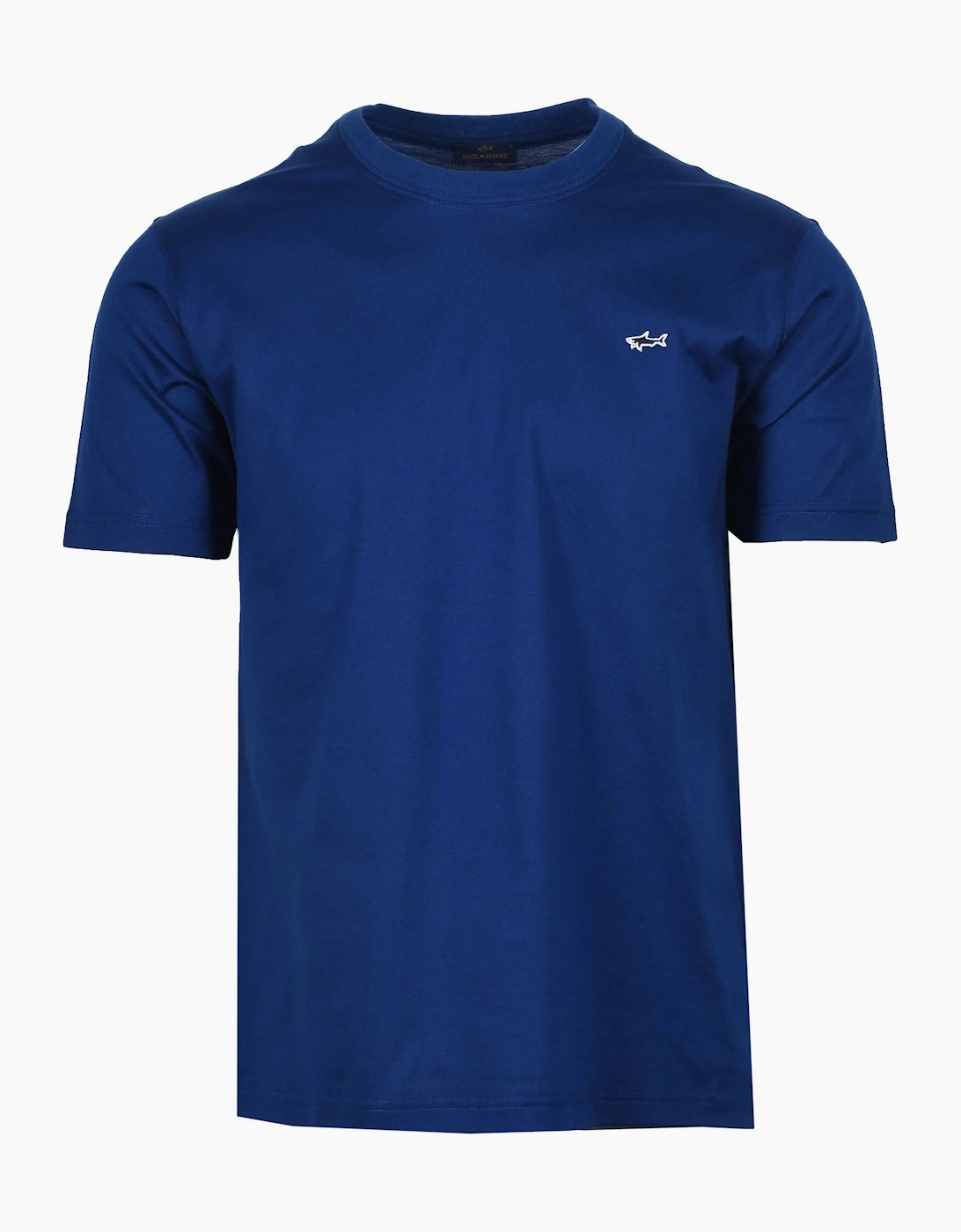Paul & Shark Men's Blue Badge T-Shirt - Size: 38
