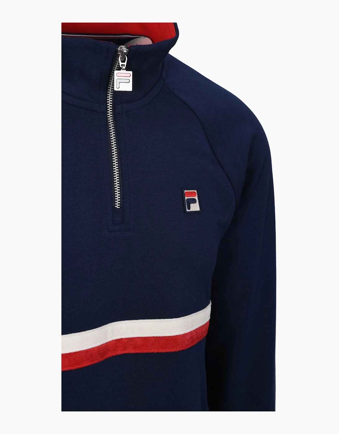 FILA ROLANDO HALF ZIP FILA NAVY/GARDENIA/FILA RED