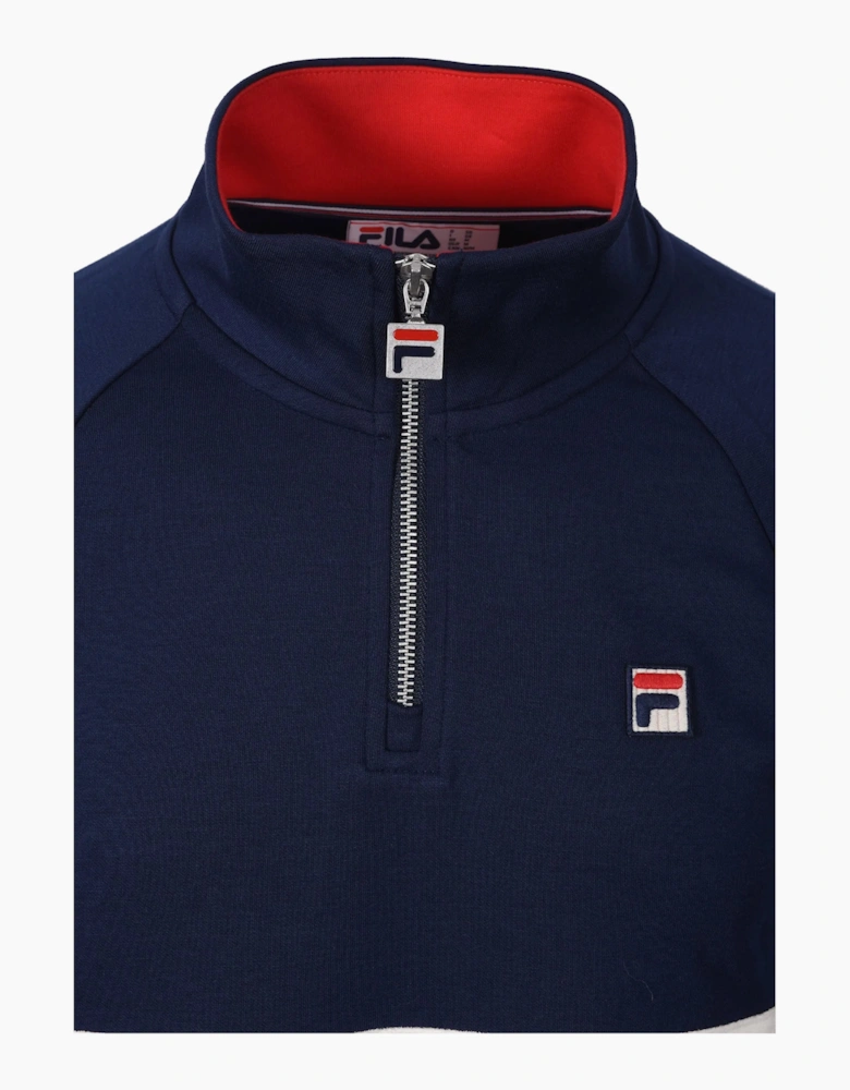 FILA ROLANDO HALF ZIP FILA NAVY/GARDENIA/FILA RED