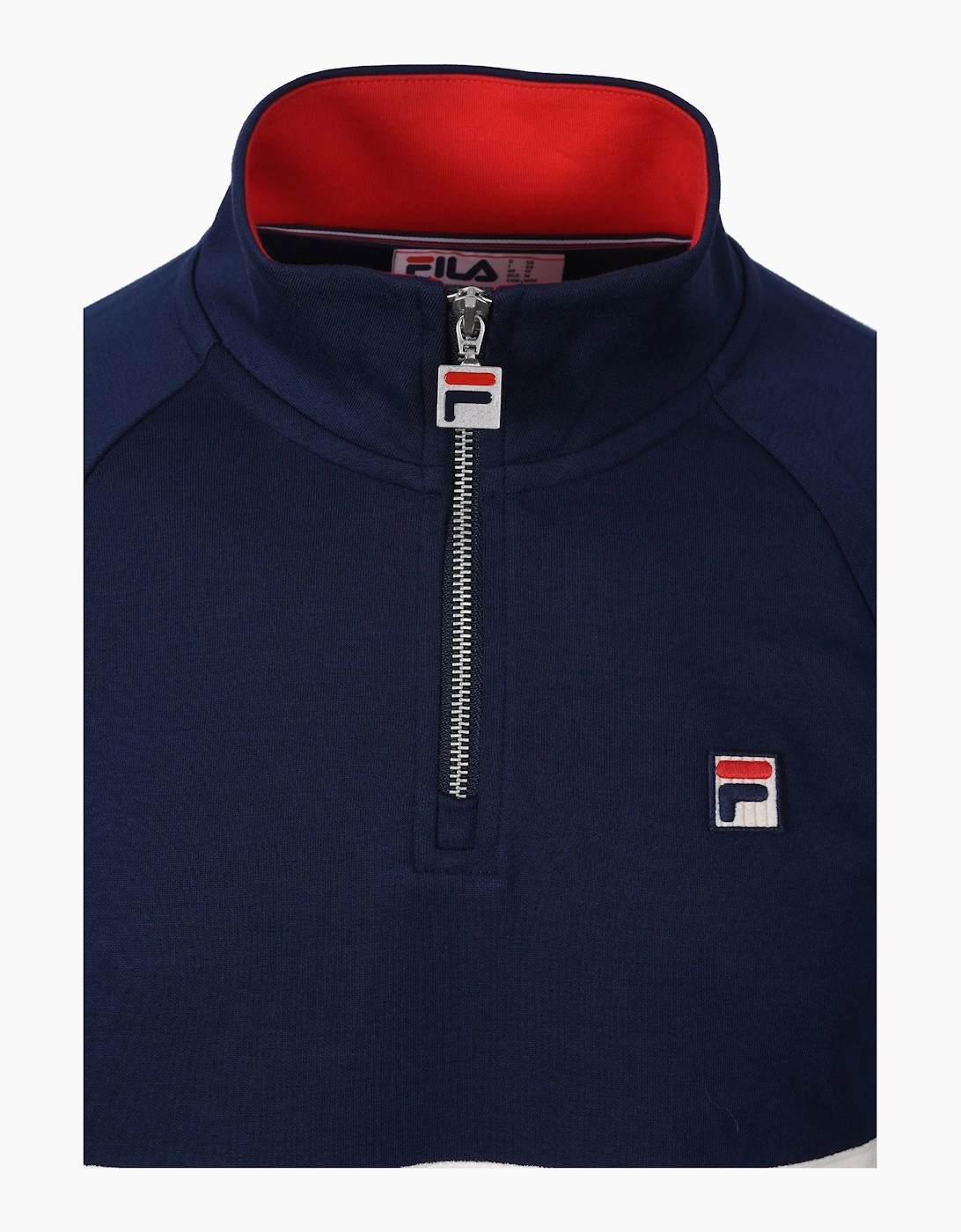 FILA ROLANDO HALF ZIP FILA NAVY/GARDENIA/FILA RED