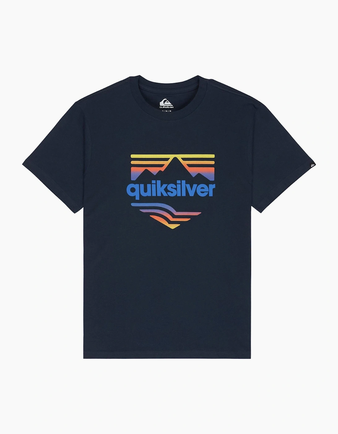 Quiksilver Mens EV Horizon Fade Graphic Short Sleeve T-Shirt, 2 of 1