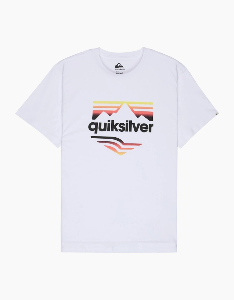 Quiksilver Mens EV Horizon Fade Graphic Short Sleeve T-Shirt