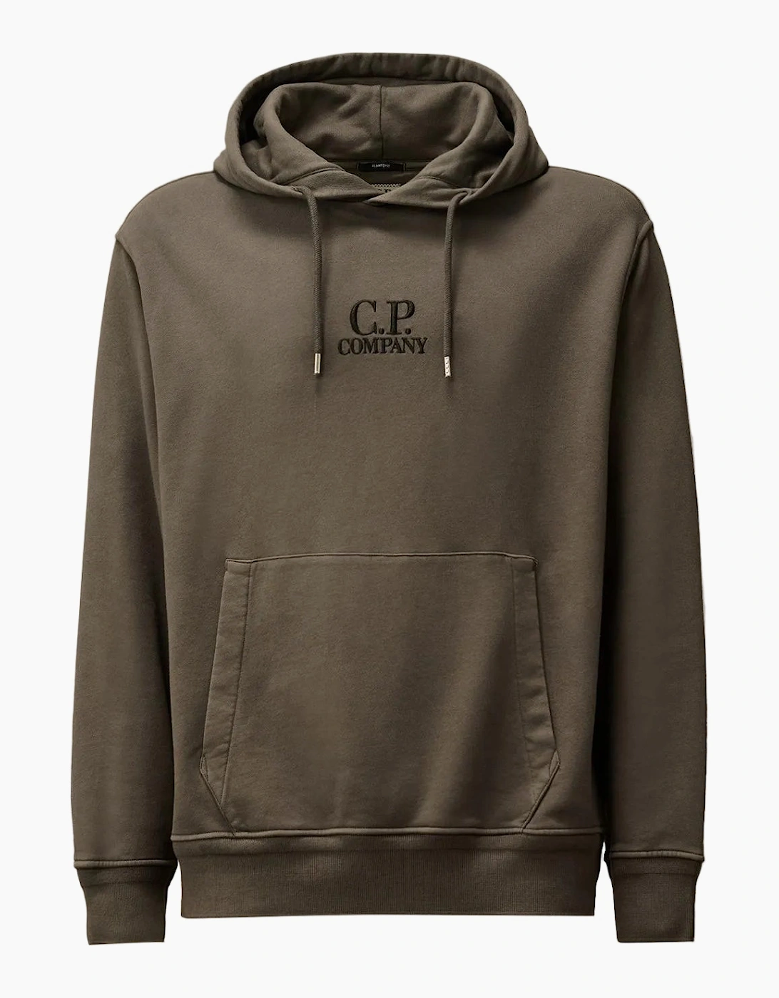 Diagonal Fleece Resist Dyed Logo Hoodie, 5 of 4