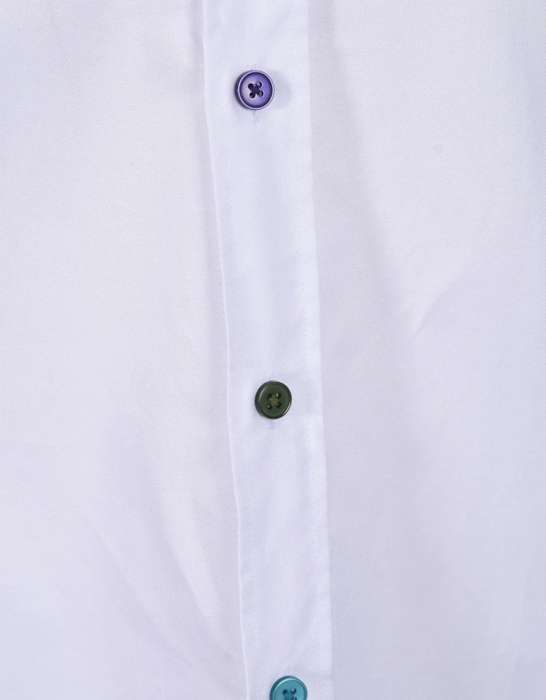 PAUL SMITH LS TAILORED FIT SHIRT WHITE