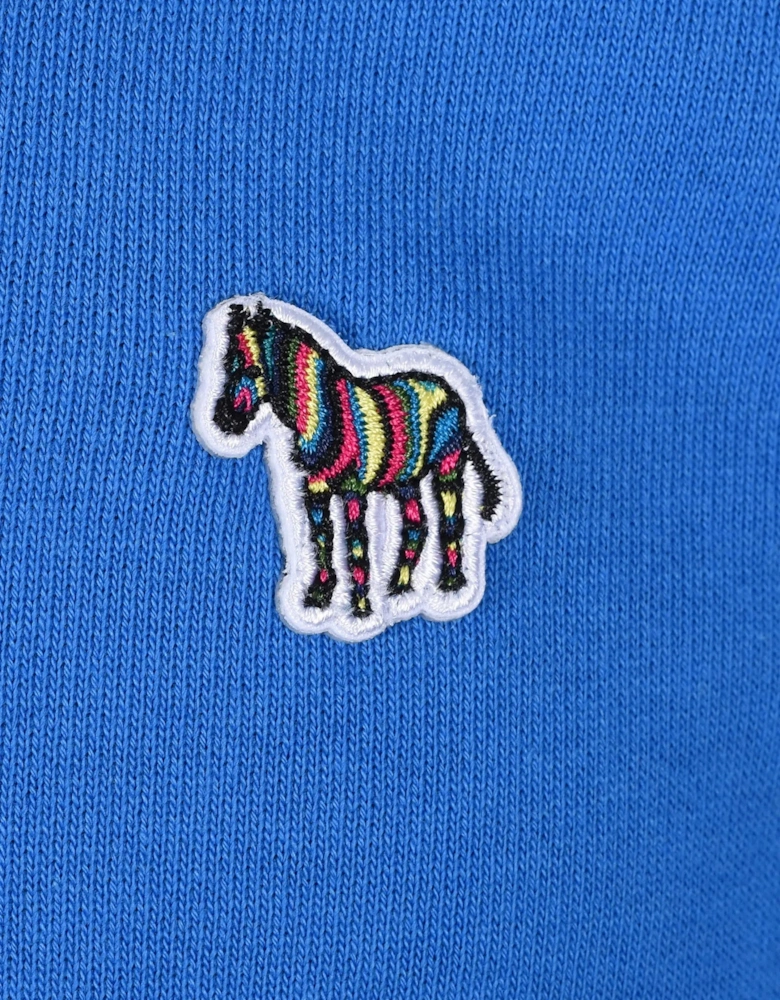 PAUL SMITH REG FIT HALF ZIP SWEATSHIRT BLUE