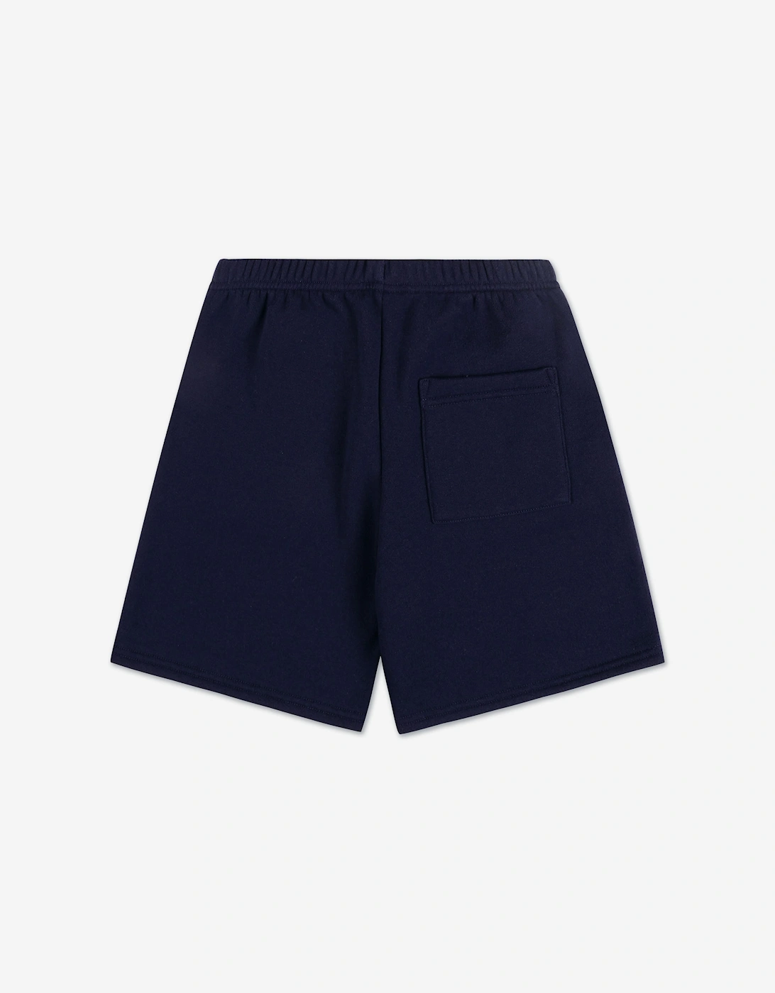 Sporty & Rich Kids Serif Logo Gym Shorts in Navy
