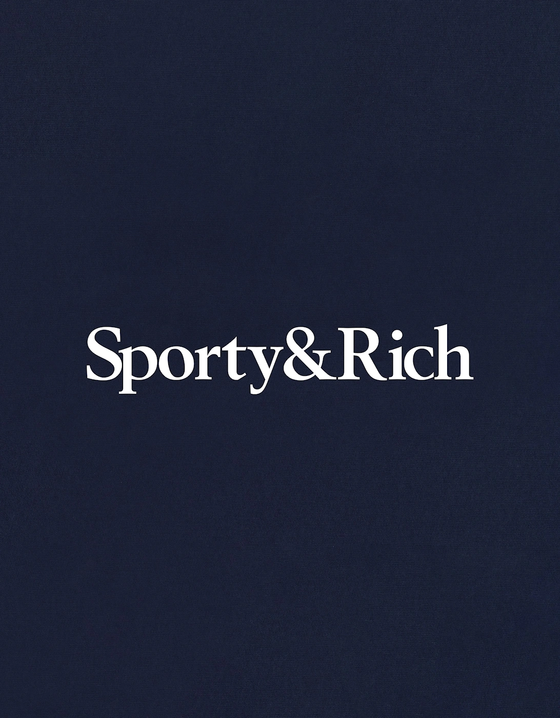 Sporty & Rich Kids Serif Logo Gym Shorts in Navy