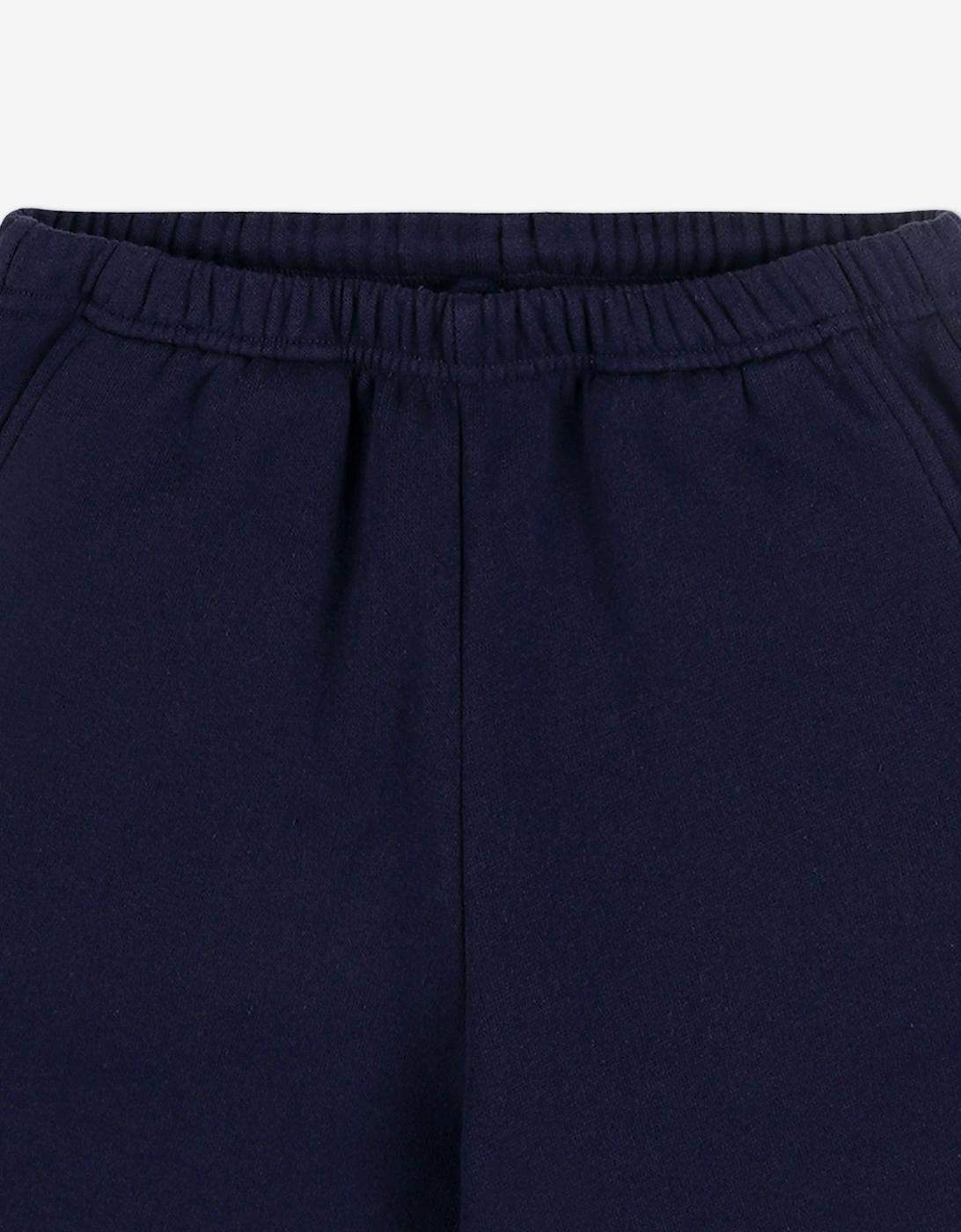 Sporty & Rich Kids Serif Logo Gym Shorts in Navy