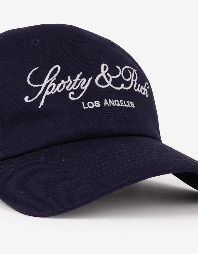 Sporty & Rich Kids Vendome LA Cap in Navy