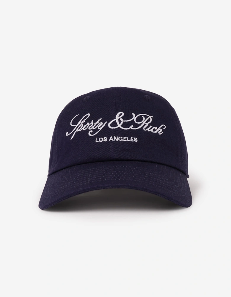 Sporty & Rich Kids Vendome LA Cap in Navy