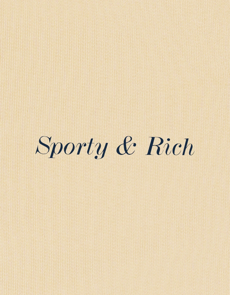 Sporty & Rich Kids Classic Logo Gym Shorts in Yellow