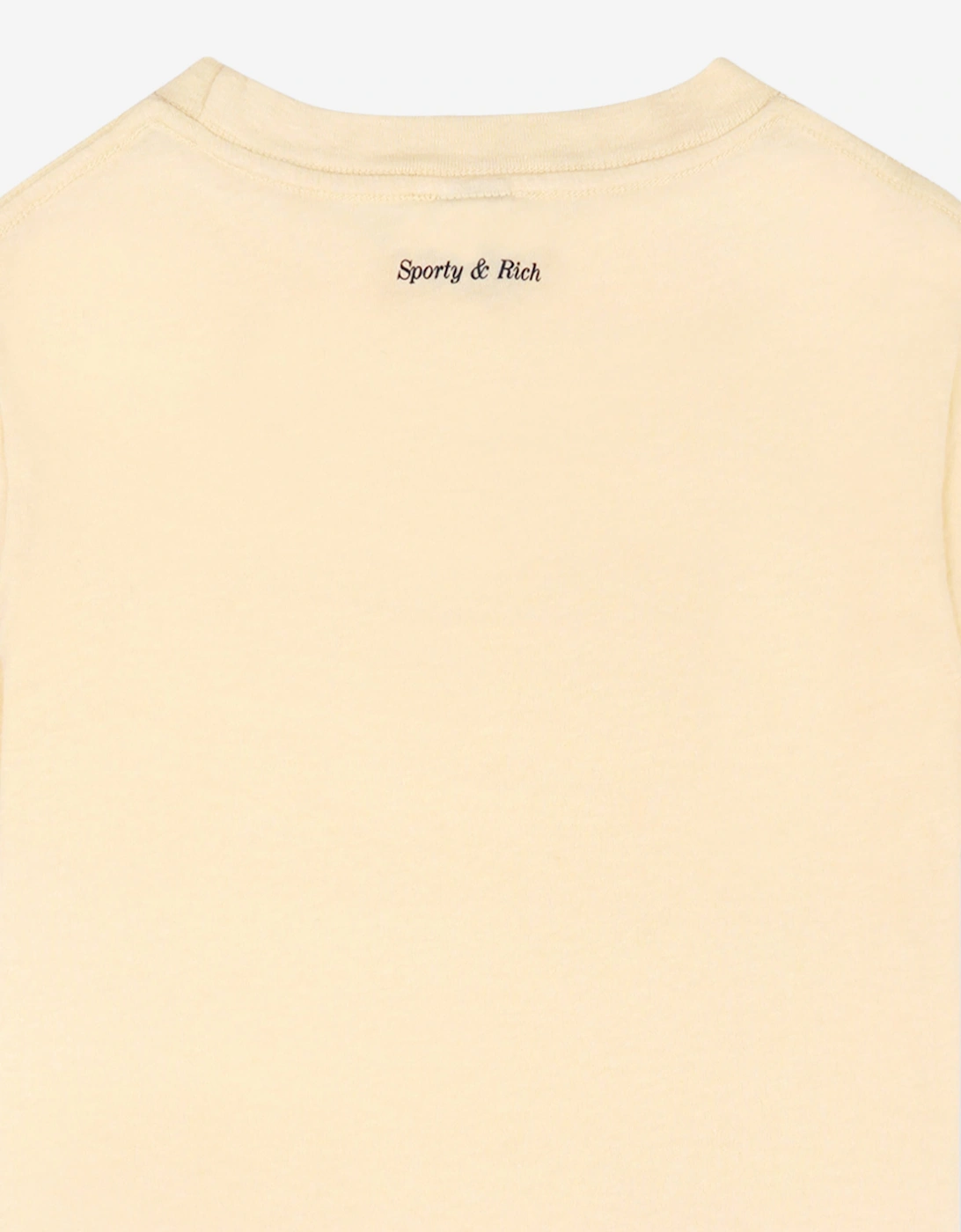 Sporty & Rich Kids Be Nice T-Shirt in Yellow