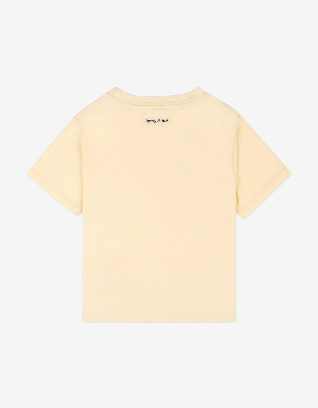 Sporty & Rich Kids Be Nice T-Shirt in Yellow