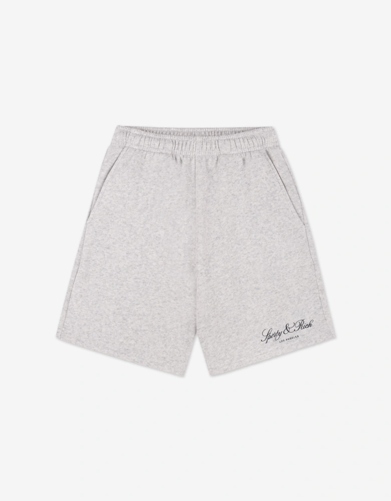 Sporty & Rich Kids Vendome LA Gym Shorts in Grey