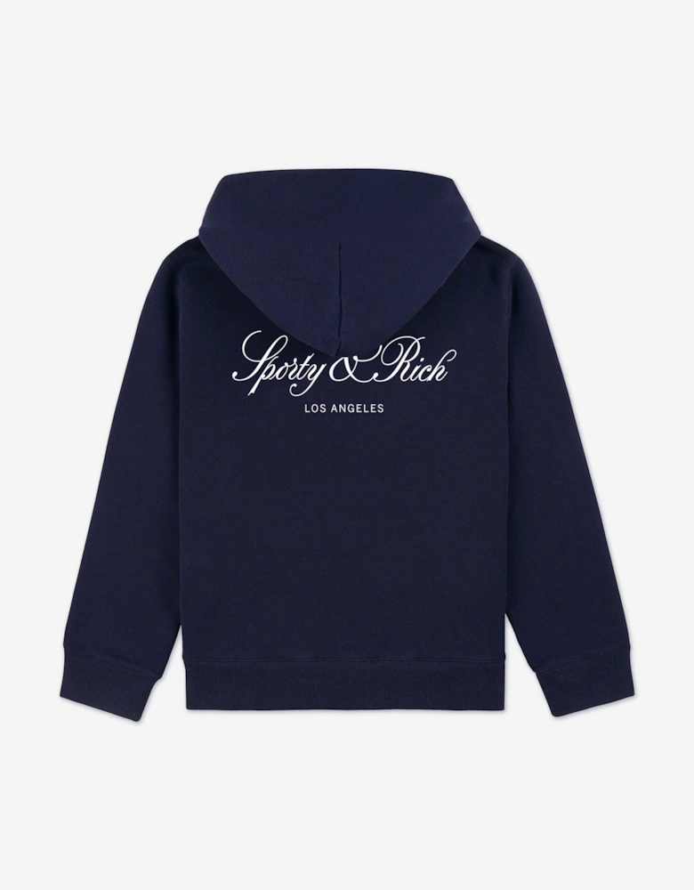 Sporty & Rich Kids Vendome LA Hoodie in Navy