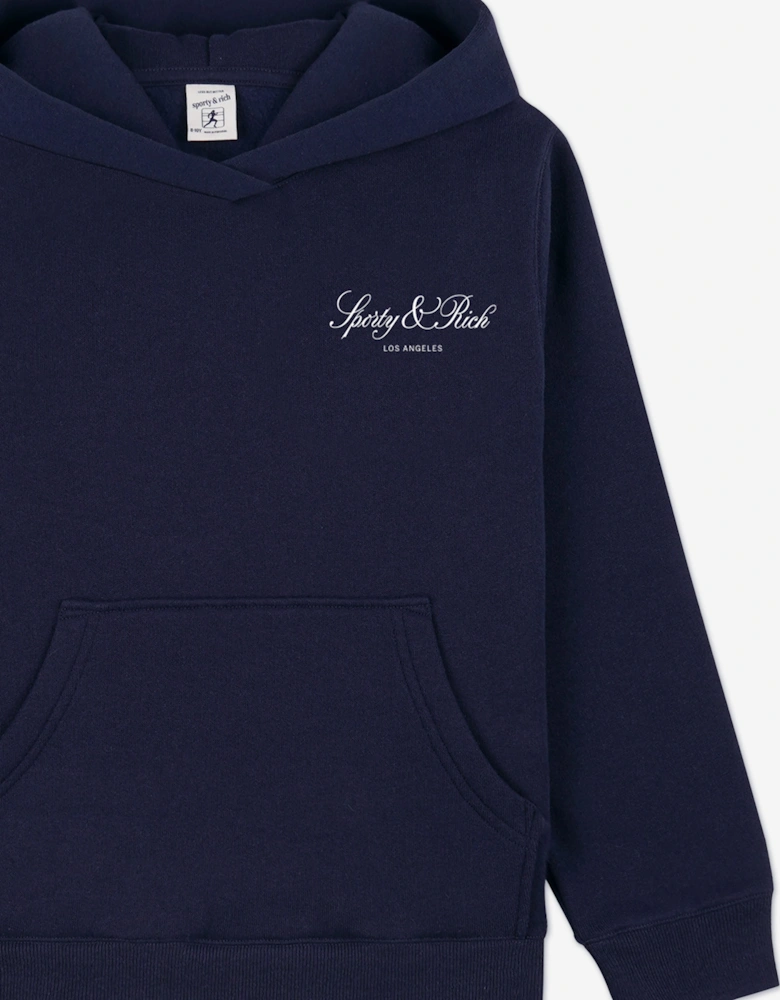 Sporty & Rich Kids Vendome LA Hoodie in Navy