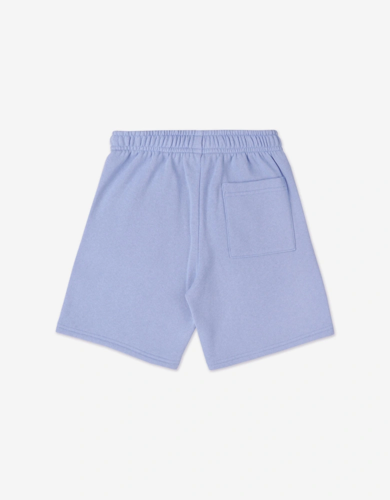 Sporty & Rich Kids Beverly Script Gym Shorts in Blue